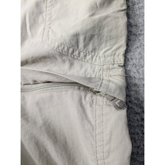 Columbia Convertible Pants Mens 40x32 Cargo Belted Omni Wick Hiking Beige - Picture 14 of 14
